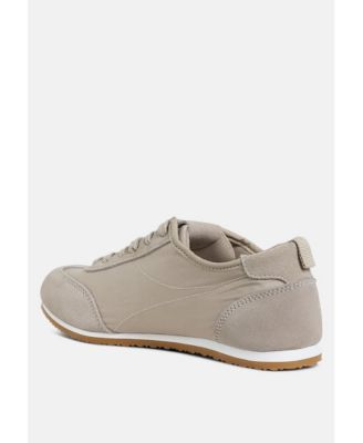 Womens Pattens Genuine Suede Leather Sneakers