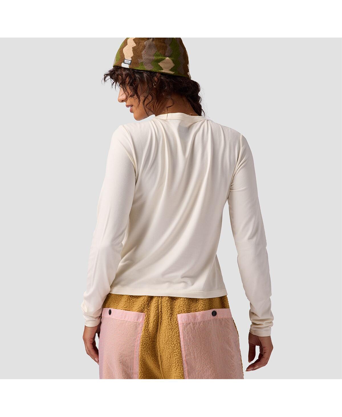 Backcountry Women's Destination Long-sleeve Shirt Long Sleeve Performance Tops In White