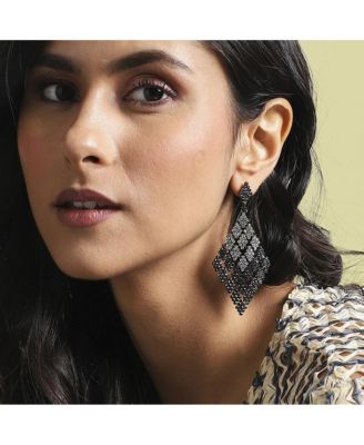 Ombre Rhombus Drop Earrings