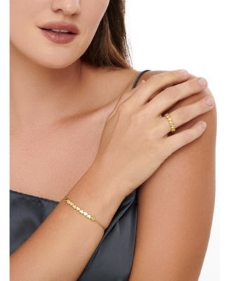 Sweet Heart Ring in Gold Plated Sterling Silver, Size 6