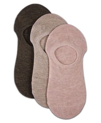 Women's 3 Pair Silky-Soft No Show Rayon Blend Sneaker Liners