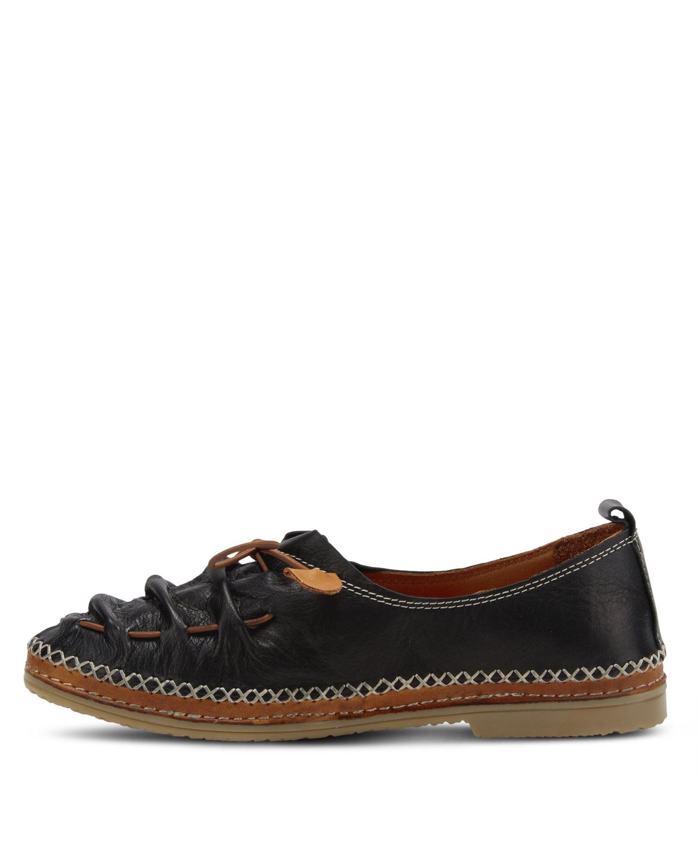 Женские туфли Spring Step Berna Loafer with Leather Upper, цвет: Чёрный — фото 2