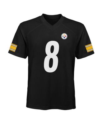 Big Boys and Girls Aaron Rodgers Black Pittsburgh Steelers Replica Player Jersey