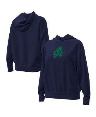 Under Armour - Big Boys and Girls Navy Notre Dame Fighting Irish Leprechaun Fleece Pullover Hoodie