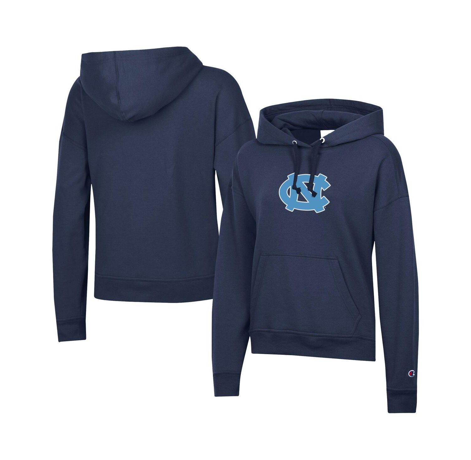 Women's Navy North Carolina Tar Heels Power Blend Fleece Hoodie