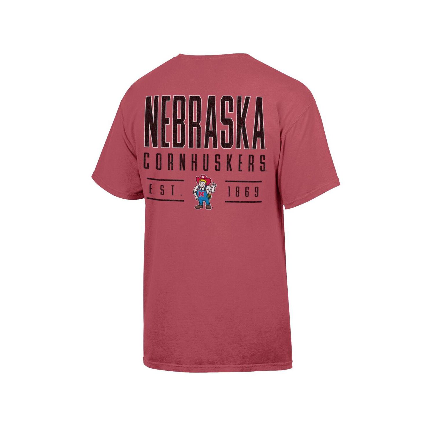 Men's Red Nebraska Huskers Big Name T-Shirt