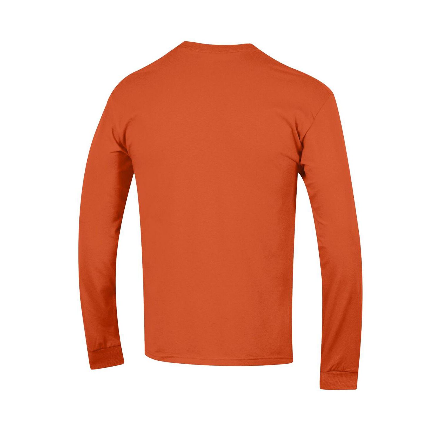Men's Orange Denver Broncos Seal Long Sleeve T-Shirt