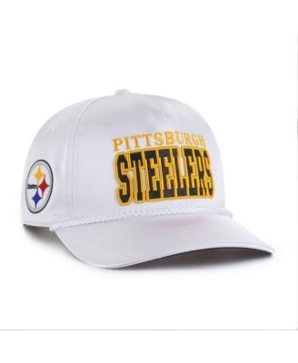 '47 Brand - Women's&nbsp;White Pittsburgh Steelers Outspoken Hitch Adjustable Hat