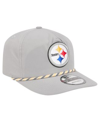 Men's Gray Pittsburgh Steelers Rope 19TWENTY Hat
