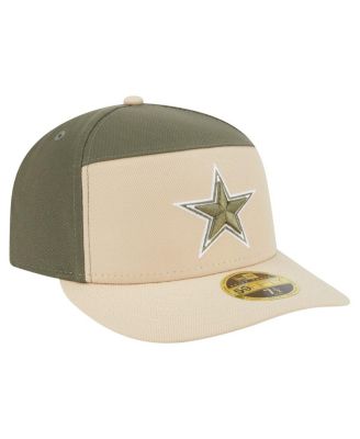 Men's Light Beige/Olive Dallas Cowboys 2-Tone Color Pack Split Panel 59FIFTY Fitted Hat