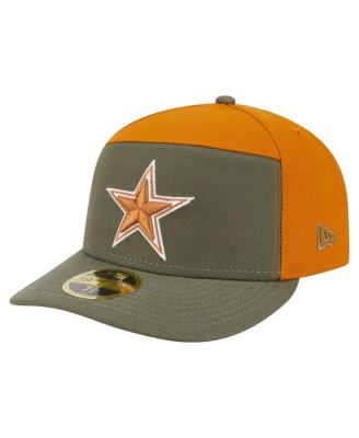 New Era - Men's Olive/Brown Dallas Cowboys 2-Tone Color Pack Split Panel 59FIFTY Fitted Hat