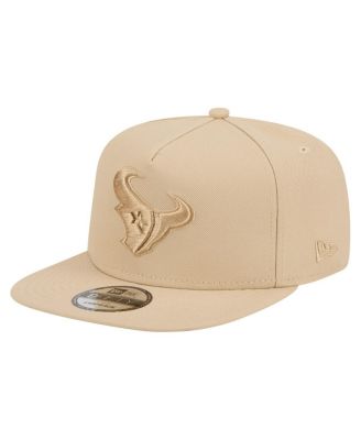 New Era - Men's Light Beige Houston Texans Color Pack A-Frame 9FIFTY Snapback Hat