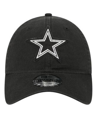Men's Black Dallas Cowboys Stamp 9TWENTY Adjustable Hat