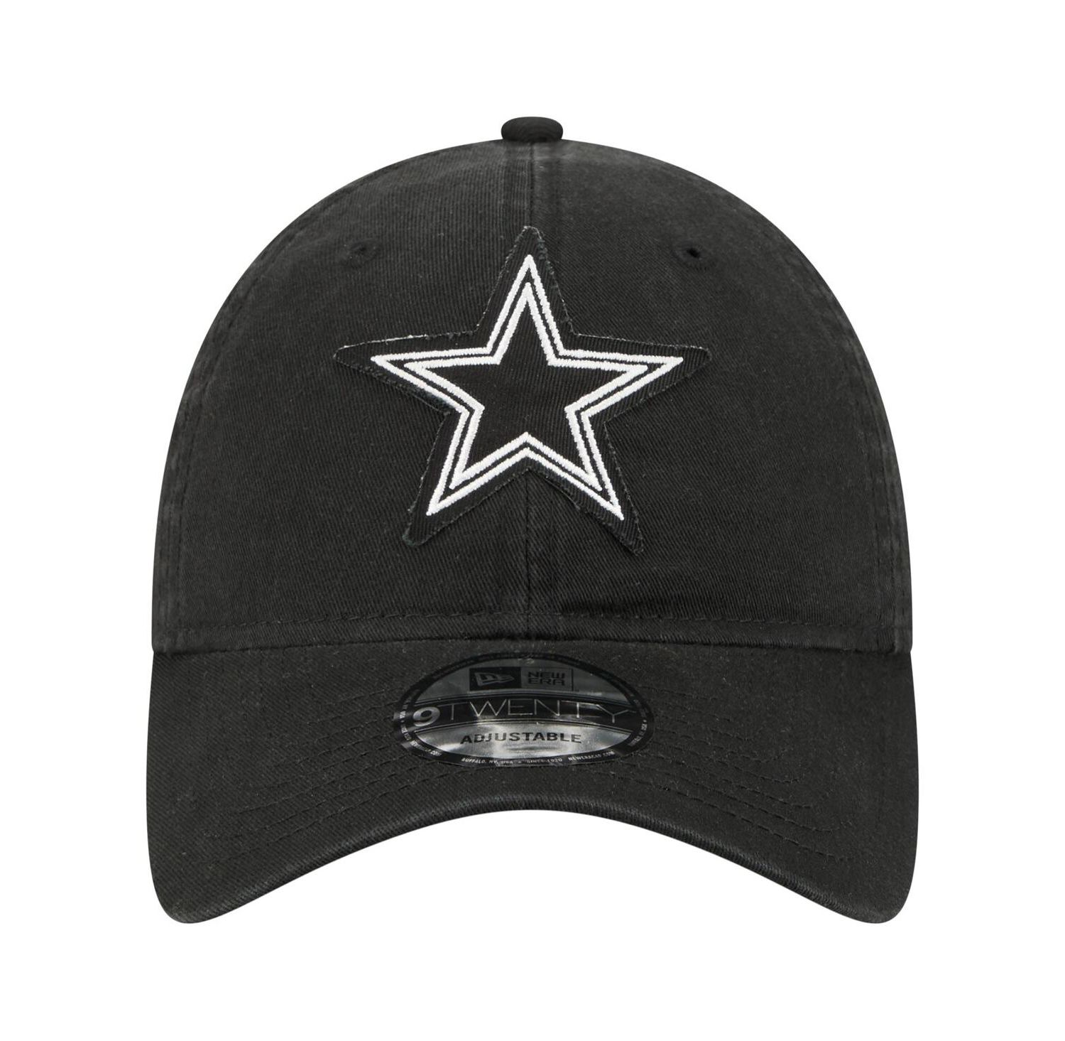 Men's Black Dallas Cowboys Stamp 9TWENTY Adjustable Hat