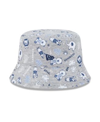 Baby Boys and Girls Gray Dallas Cowboys Animal Bucket Hat