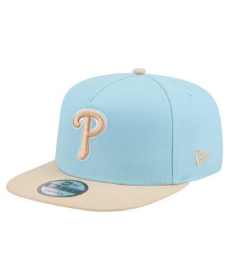 New Era - Men's Light Blue/Light Beige Philadelphia Phillies Color Pack A-Frame 9FIFTY Snapback Hat