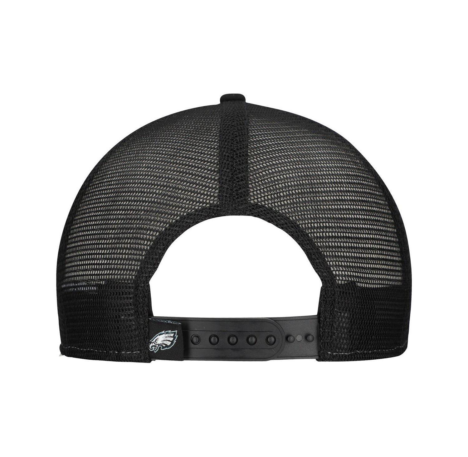 Men's Midnight Green/Black Philadelphia Eagles Outdoor Split Panel 9FIFTY Snapback Hat