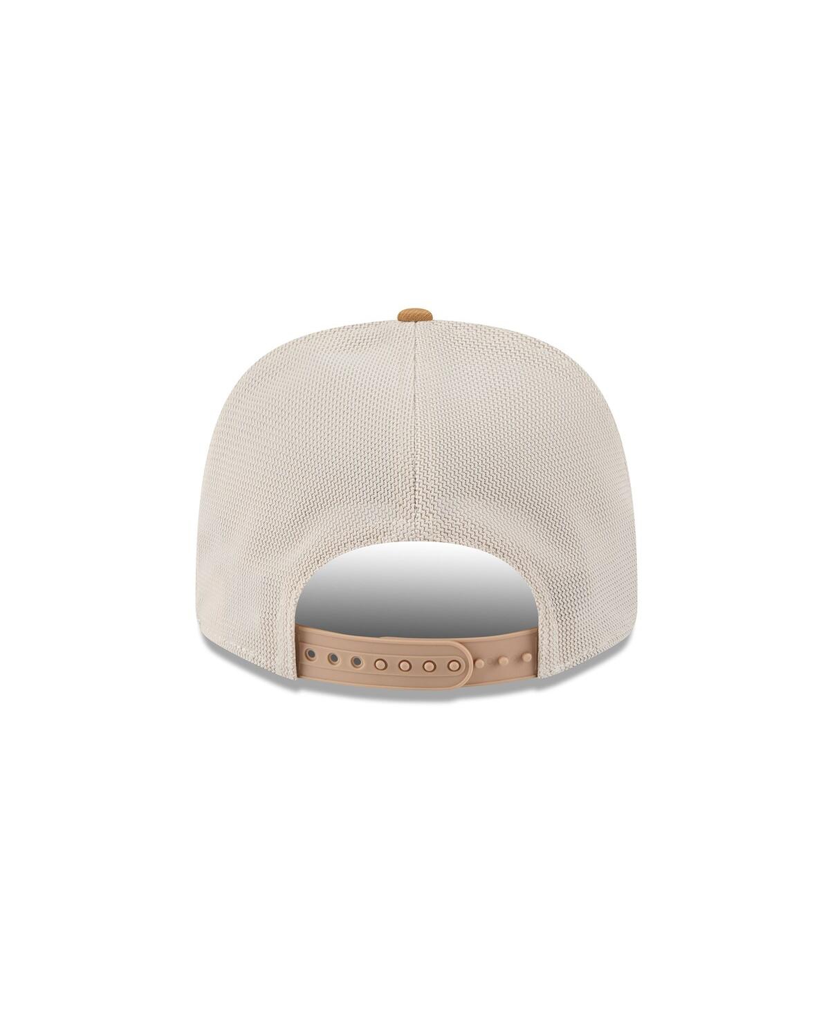 New Era Men's Light Beige Dallas Cowboys Two-tone Trucker 9seventy Adjustable Hat In Brown