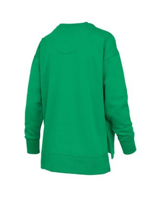 Women's Green Oregon Ducks Bonanza Chenille Harper Script Sweatshirt