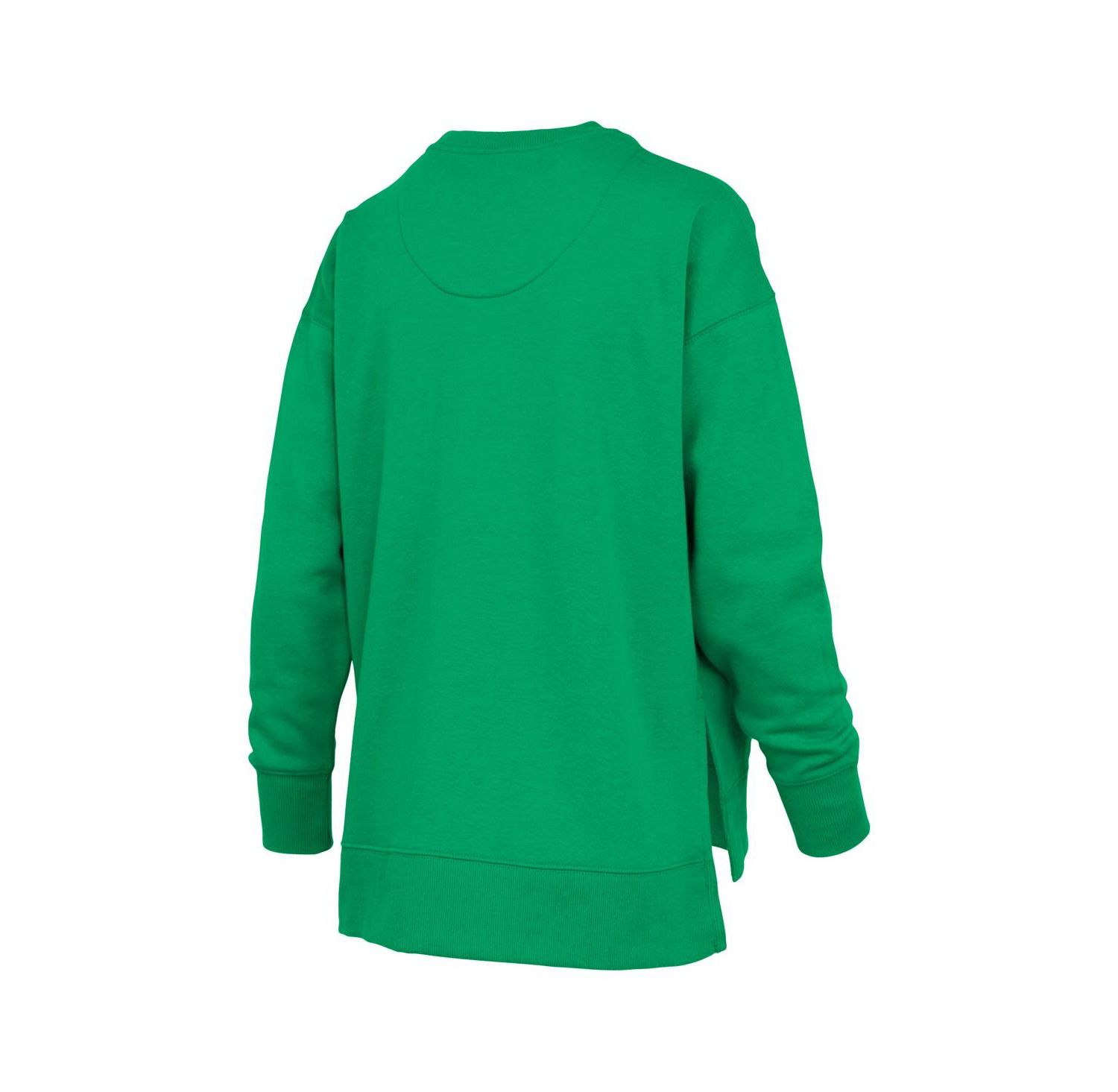 Women's Green Oregon Ducks Bonanza Chenille Harper Script Sweatshirt
