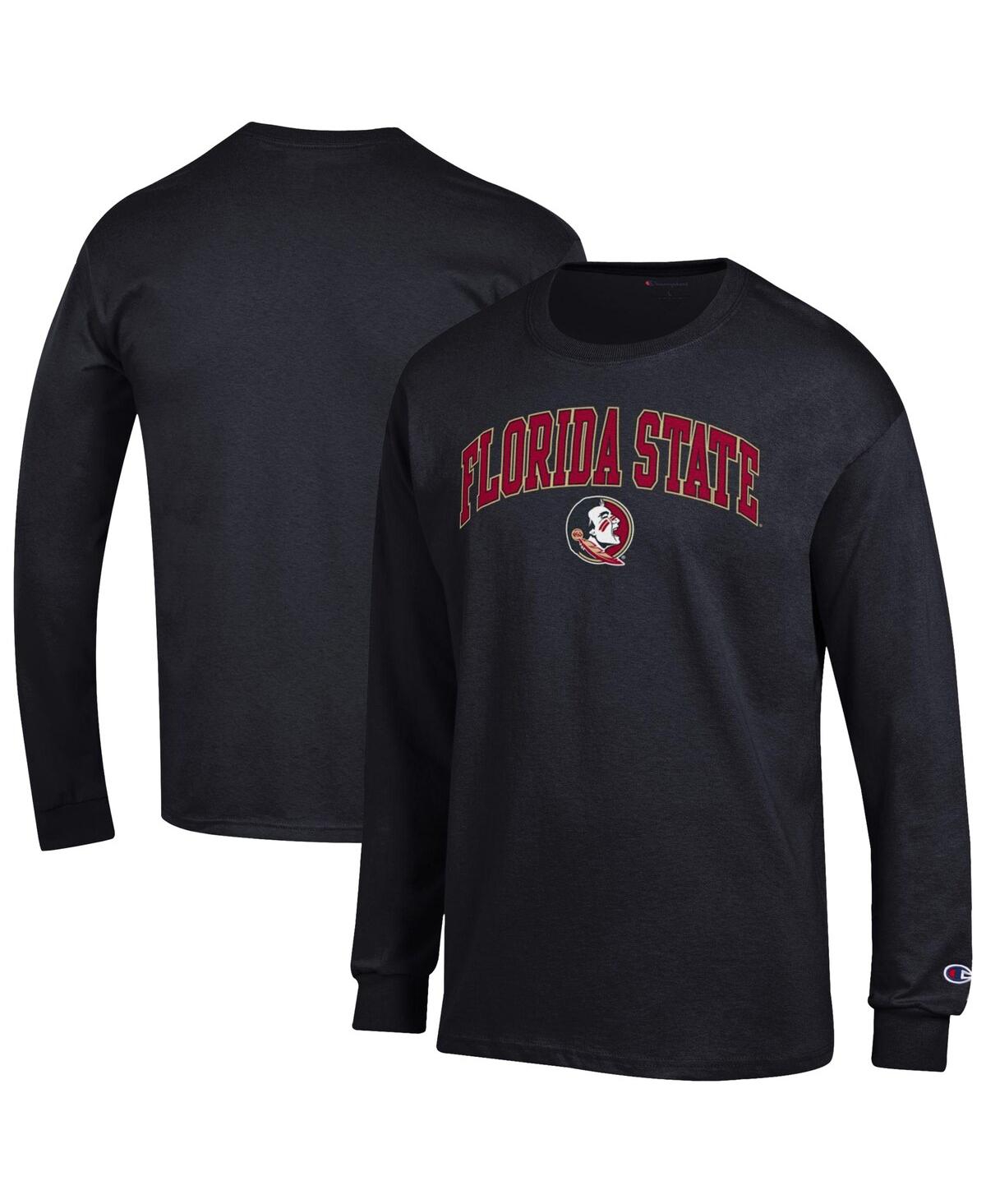 Champion Men's Garnet Florida State Seminoles Arch Over Logo Long Sleeve T-Shirt