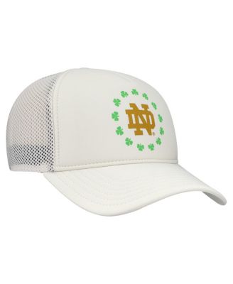 Men's Cream Notre Dame Fighting Irish Cheer Her Name Sport style Foam Adjustable Hat