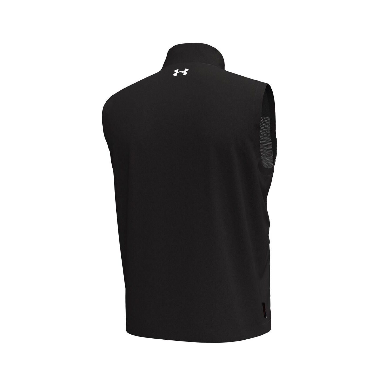 Мужской жилет Under Armour Black South Carolina Gamecocks Drive Pro Storm Full-Zip Vest — фото 2