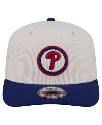 Men's Cream/Dark Blue Philadelphia Phillies Loyal 9SEVENTY Adjustable Hat