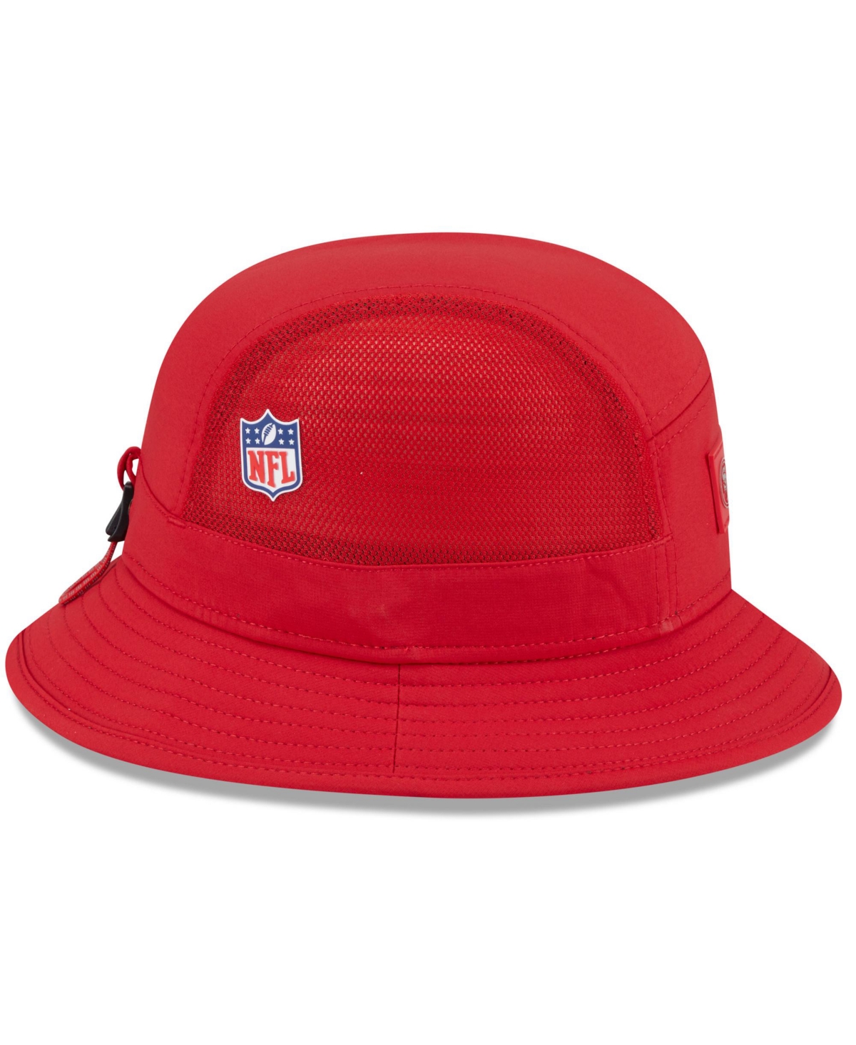 New Era Men's Scarlet San Francisco 49ers 2025 Sideline Bucket Hat In Red