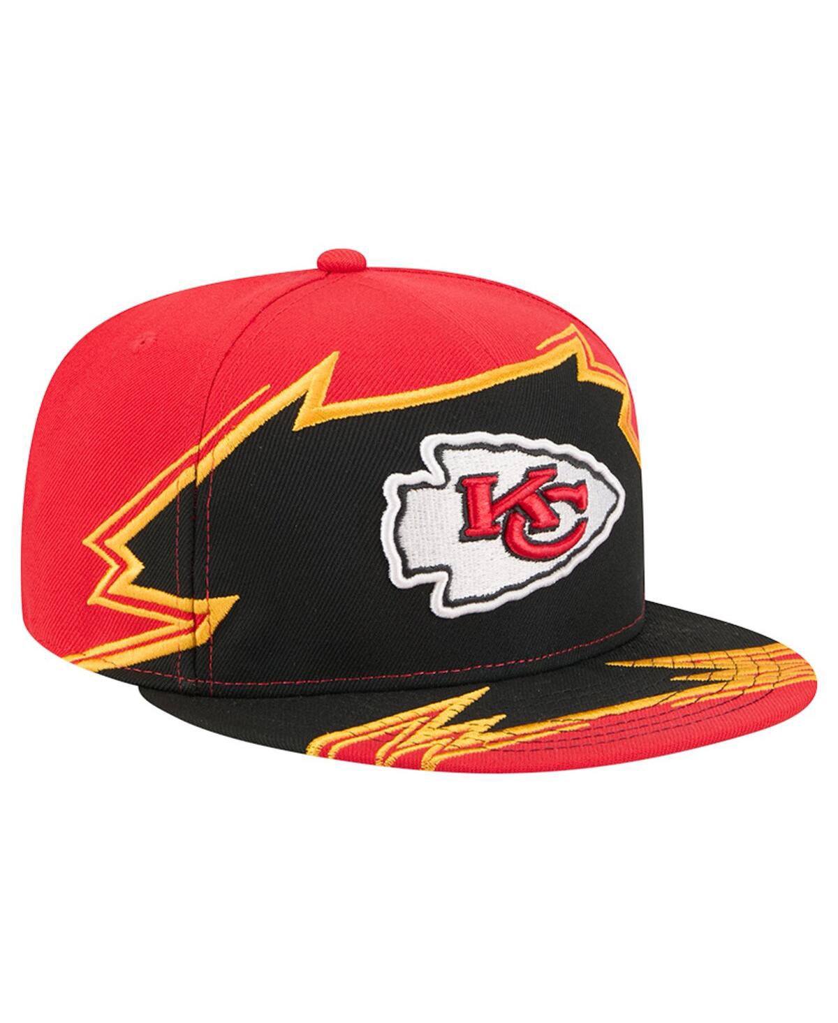 New Era Men's Red/black Kansas City Chiefs Break 59fifty Fitted Hat In Red