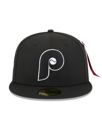 Men's Black Philadelphia Phillies 59FIFTY Fitted Hat