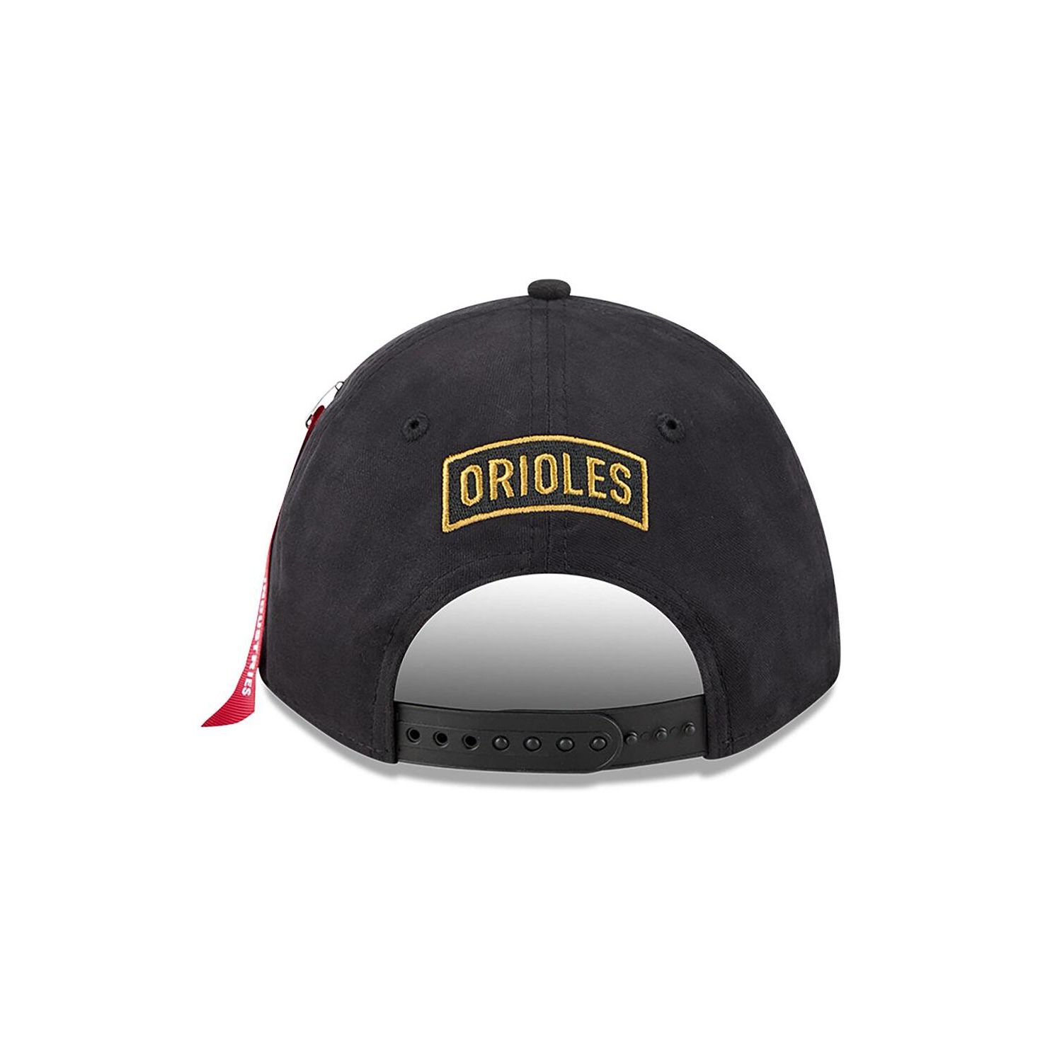 Men's Black Baltimore Orioles A-Frame 9FORTY Adjustable Hat