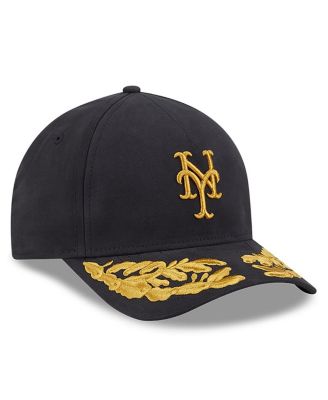 Men's Black New York Mets A-Frame 9FORTY Adjustable Hat