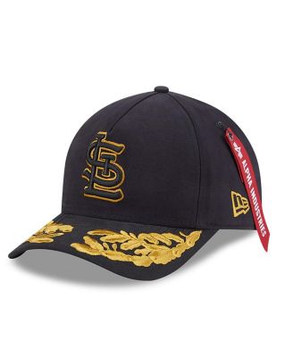 New Era - Men's Black St. Louis Cardinals A-Frame 9FORTY Adjustable Hat