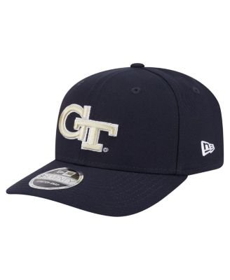New Era - Men's Navy Georgia Tech Yellow Jackets Team Collective 9SEVENTY Stretch-Snap Adjustable Hat