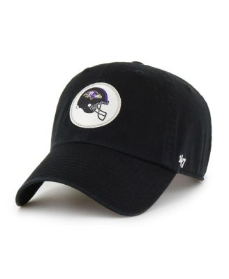 '47 Brand - Men's Black Baltimore Ravens Hard Hat Clean Up Adjustable Hat