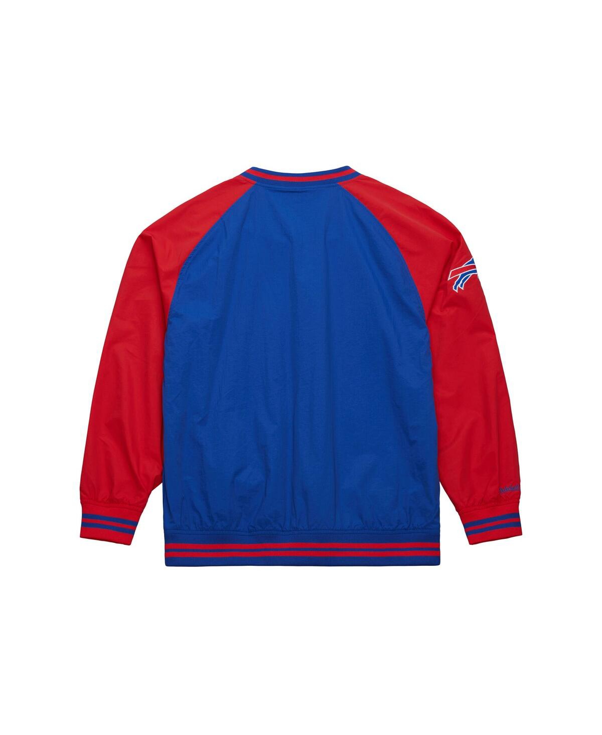 Mitchell & Ness Men's Royal Buffalo Bills Raglan Jacket In Blue