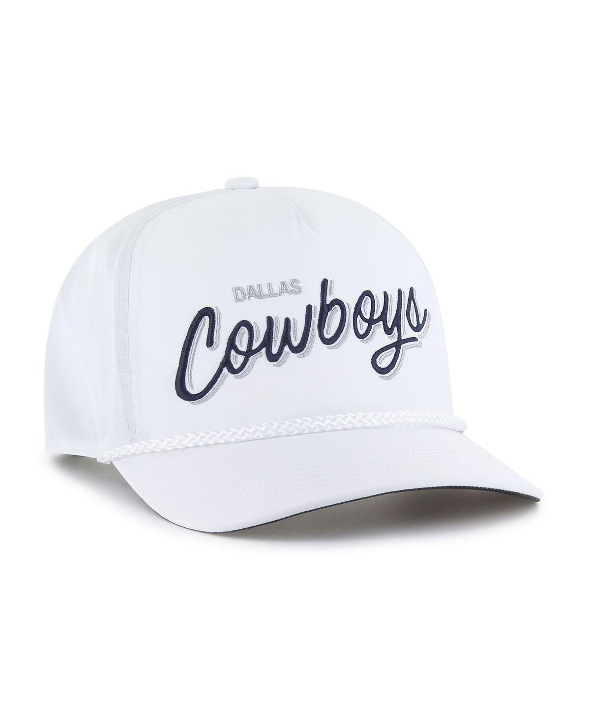 47 Brand Men's White Dallas Cowboys Brrr Fairway Hitch Adjustable Hat In White