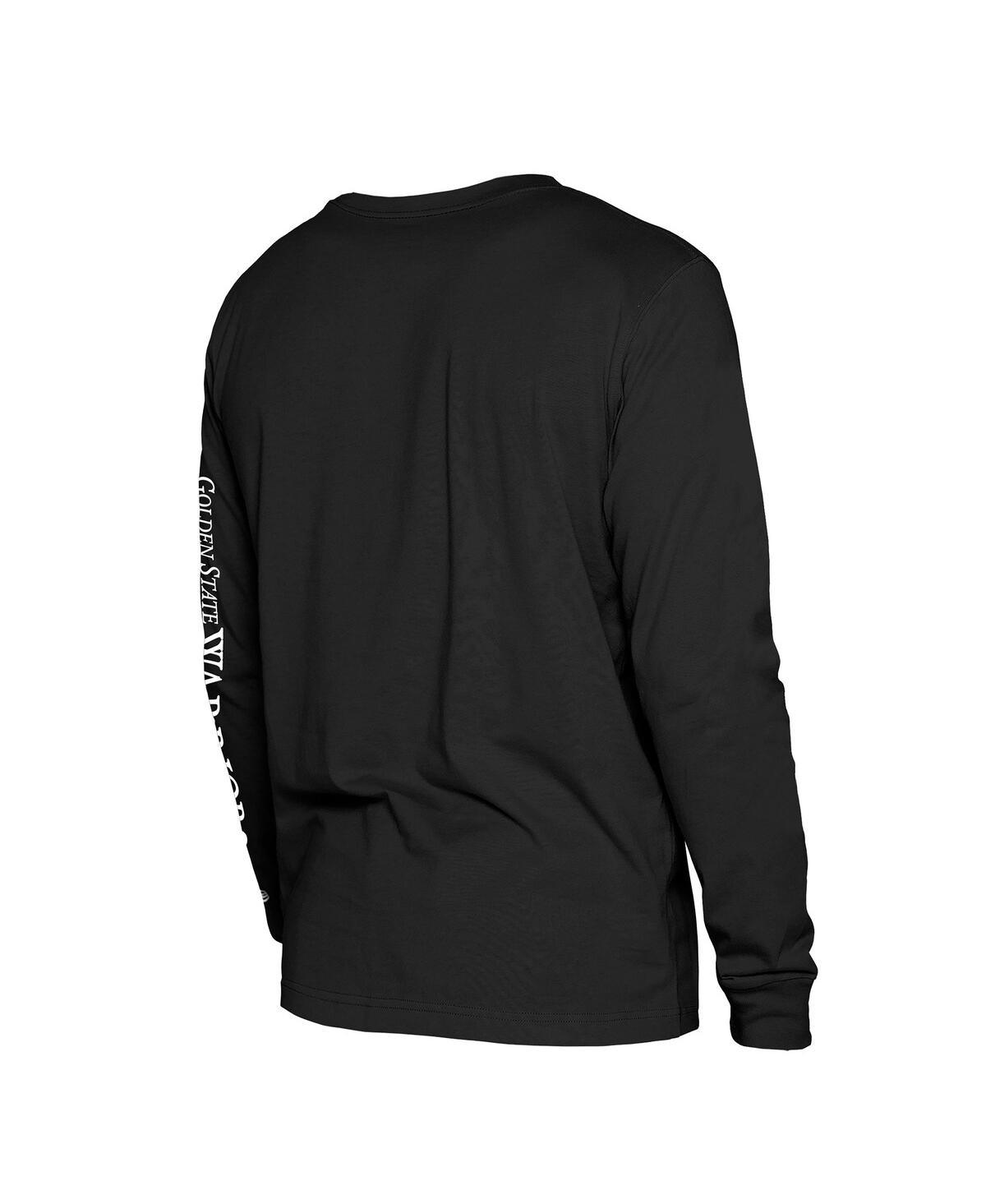 New Era Men's Black Indiana Fever Old School Sport Long Sleeve T-shirt In Black