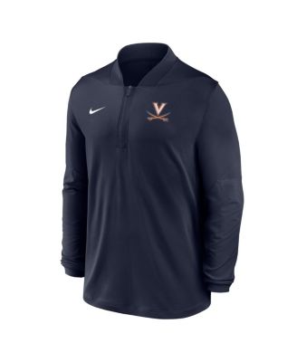 Men's Navy Virginia Cavaliers Dri-FIT Half-Zip Pullover Sweatshirt