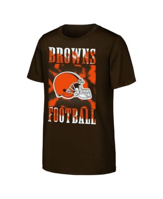 Outerstuff - Big Boys and Girls Brown Cleveland Browns Garage Hero T-Shirt