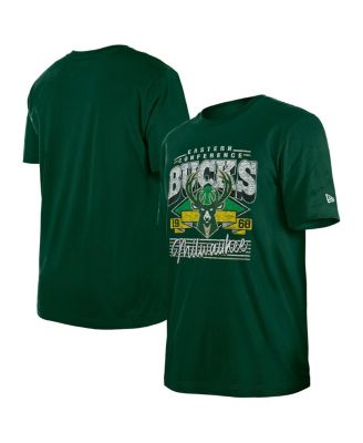 New Era - Men's Hunter Green Milwaukee Bucks Classics T-Shirt