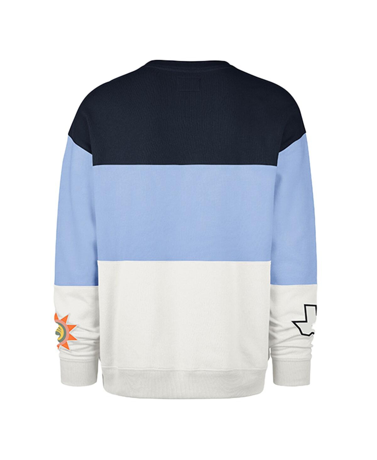 47 Brand Men's And Women's Blue San Antonio Spurs 2024/25 City Edition On Five Maximalist Pullover Sweatshirt In Multi