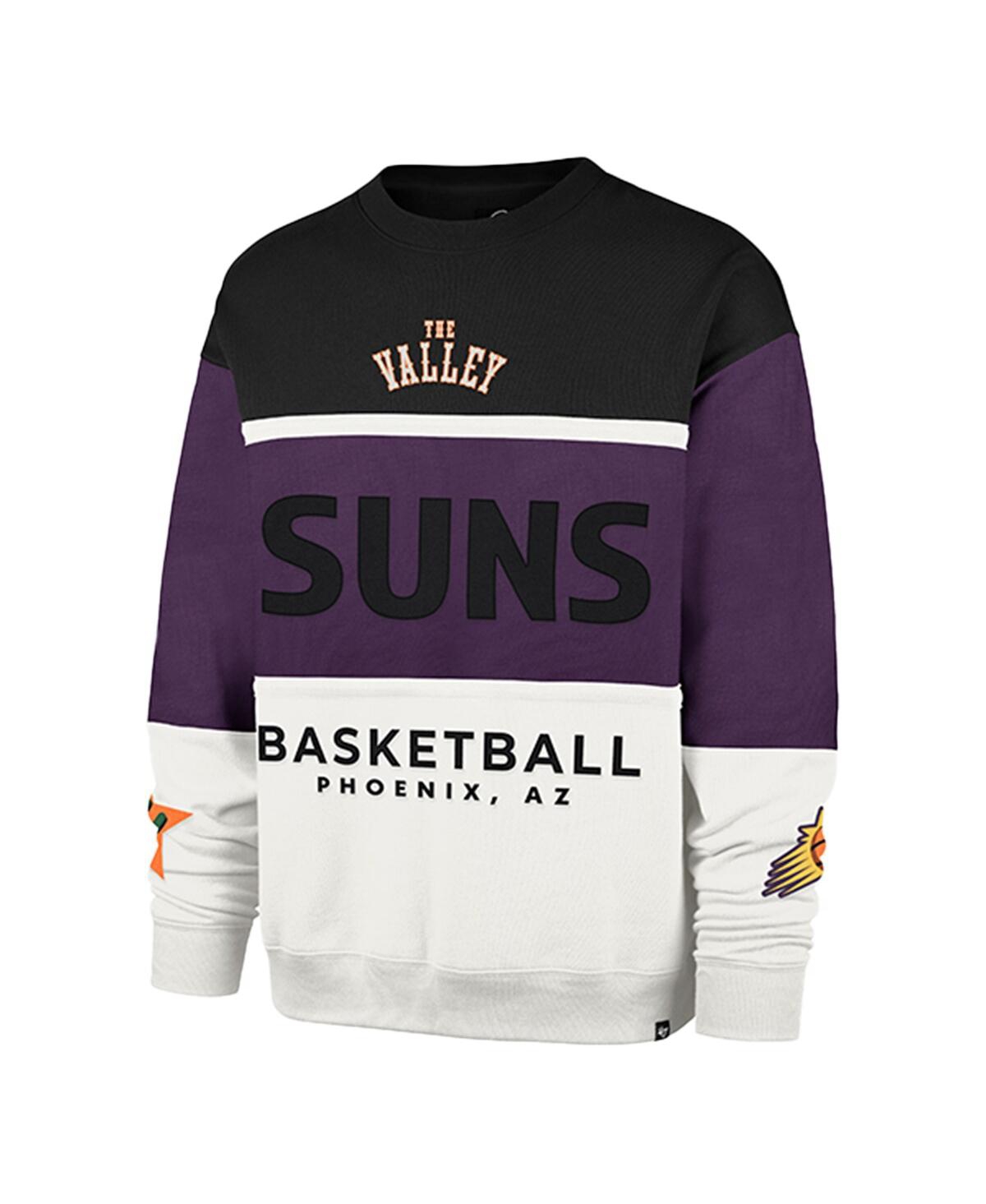 47 Brand Men's And Women's Purple Phoenix Suns 2024/25 City Edition On Five Maximalist Pullover Sweatshirt In Multi