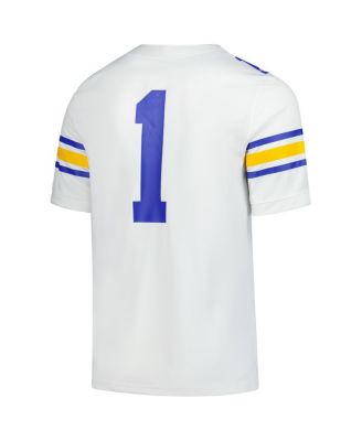Men's 1 White Cal Bears Untouchable Replica Game Jersey