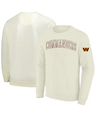 Profile - Men's Cream Washington Commanders Big Tall Fleece Sweatshirt