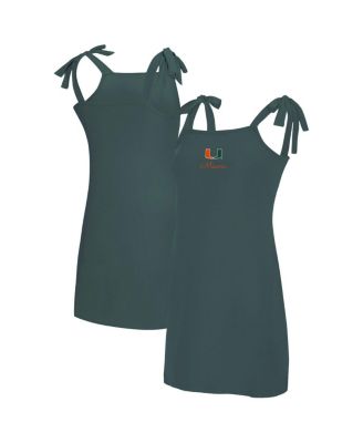 Concepts Sport - Women's Navy Miami Hurricanes Tie-Shoulder Nightdress