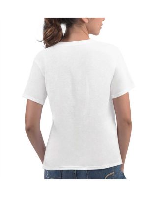 Women's White Houston Texans Play The Ball T-Shirt