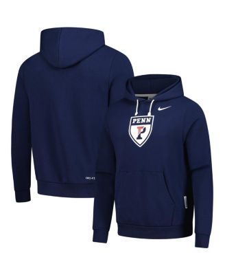 Nike - Men's Navy Pennsylvania Quakers 2025 Sideline Standard Issue Dri-FIT Hoodie
