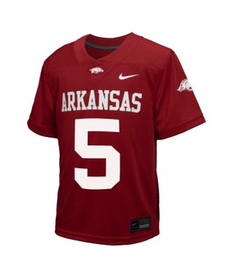 Preschool 5 Cardinal Arkansas Razorbacks Untouchable Replica Game Jersey